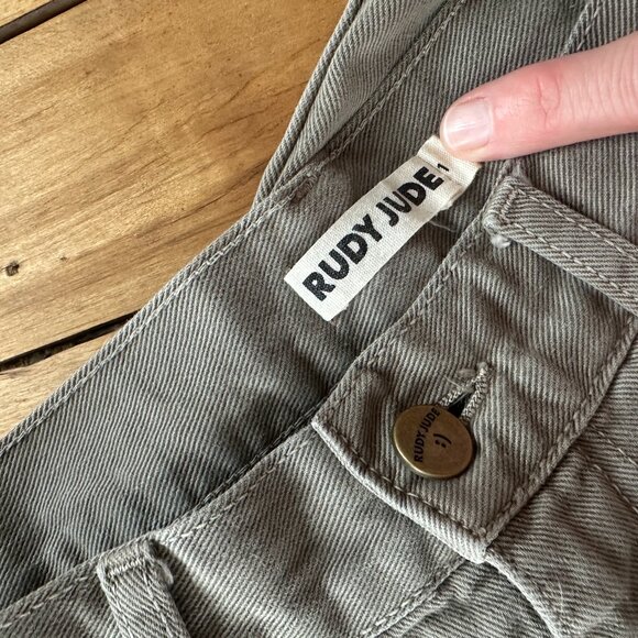 RUDY JUDE Utility Jeans in Moss - Sz 1 - Picture 5 of 5